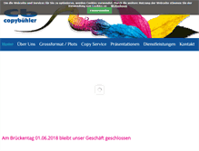 Tablet Screenshot of copybuehler.de